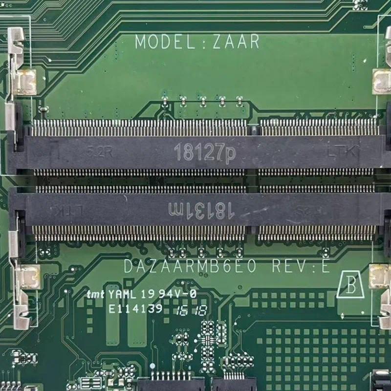 DAZAARMB6E0 Mainboard For Acer E5-576 E5-576G Laptop Motherboard With I3/I5/I7 CPU GM/MX130/MX150 10
