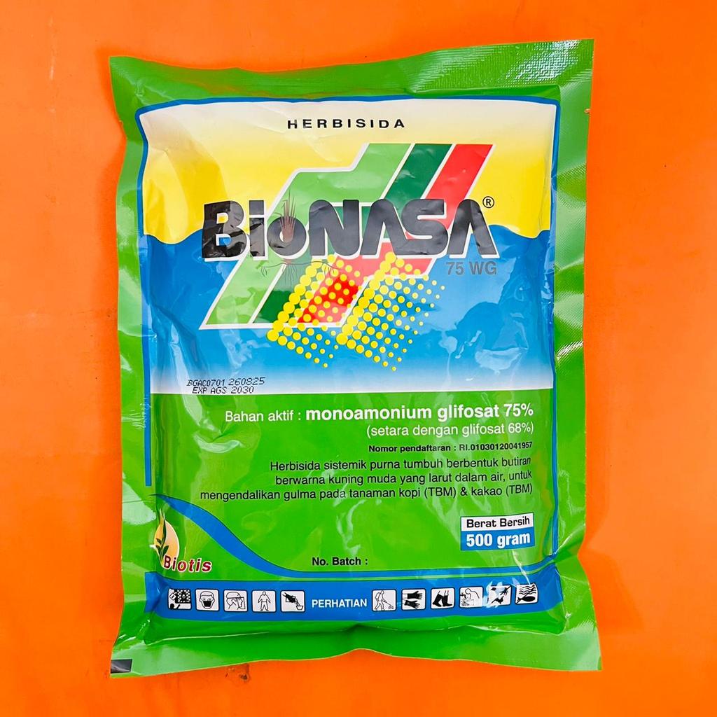 Herbisida sistemik purna tumbuh BIONASA 75WG efektif untuk teki isi 500gr dari BIOTIS