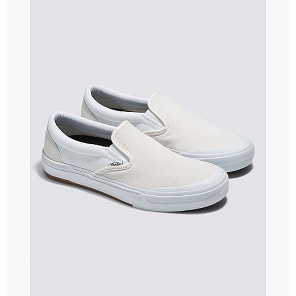 Sepatu Vans BMX Slip On Marshmallow White | BMX Shoes | Vans Indo