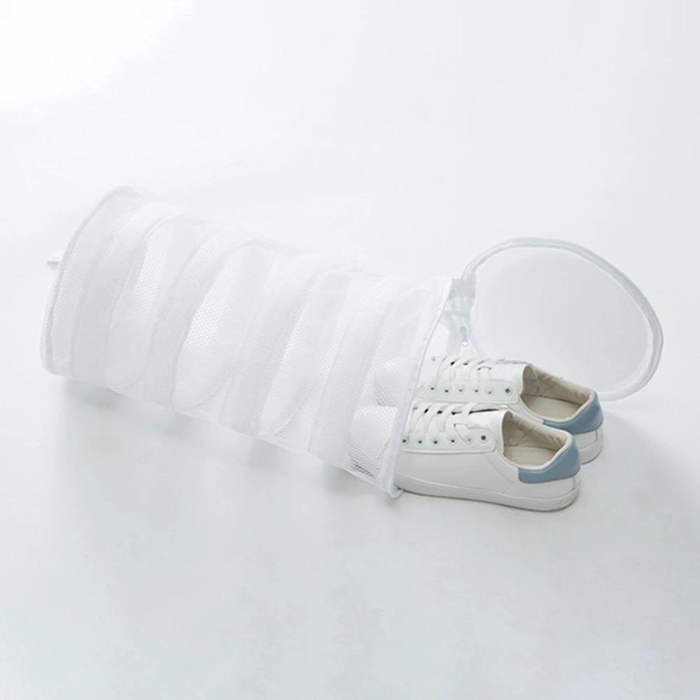 Reliable 2Pcs Shoe Washing Storage Bag Washing Machine Special Care Washing Bag Household Shoe Washi