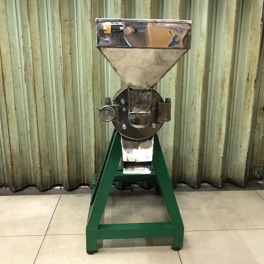 PROMO Mesin Gilingan Cabe/Bumbu Stainless merk GANESHA 6 inch + Honda GX-160