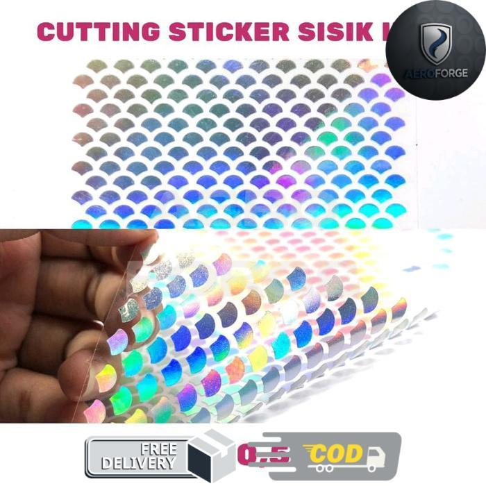 Stiker Sisik Ikan Cutting Sticker - -, -