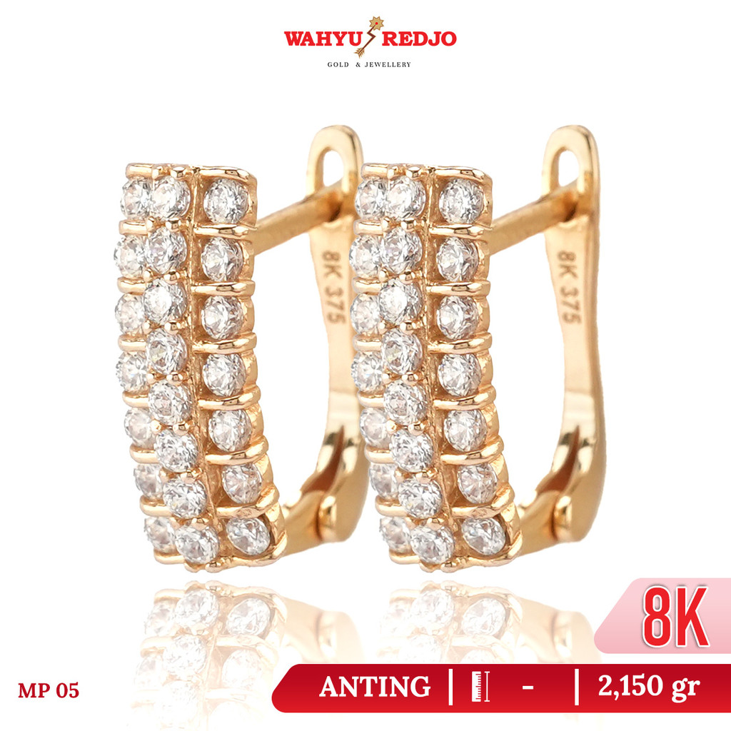 Anting Emas Kadar 8K Wahyu Redjo AN-8K 32044229 Non Pameran