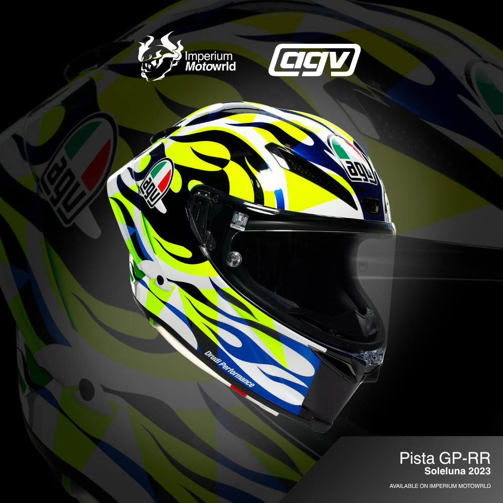 Helm AGV Pista GP-RR Soleluna 2023 | Helmet Full Face Original | Imperium Motoworld