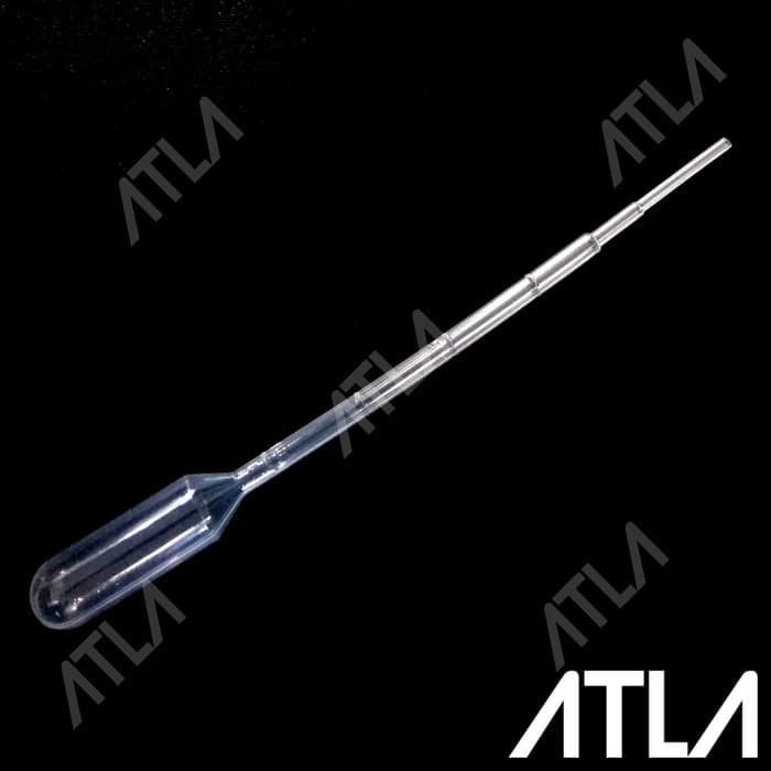 Pipet Tetes Plastik 1 ml cc Pasteur Pipette Droping Ukur E-Vapor AS004