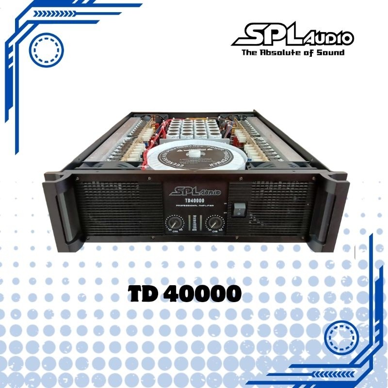 SPL Audio Power Amplifier 2 Channel TD 40000 Kuat Stereo