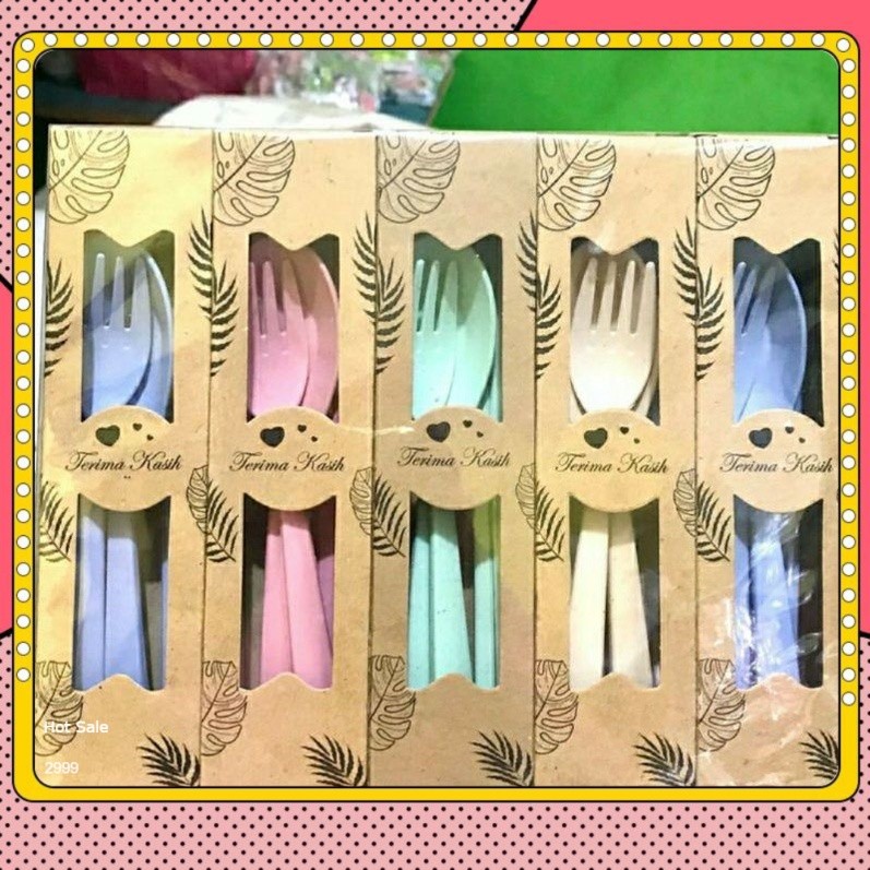 [PACKING BOX] SENDOK SET CANDY / GARPU SUMPIT PERMEN MURAH SOUVENIR PERNIKAHAN ULANG TAHUN PORTABLE 