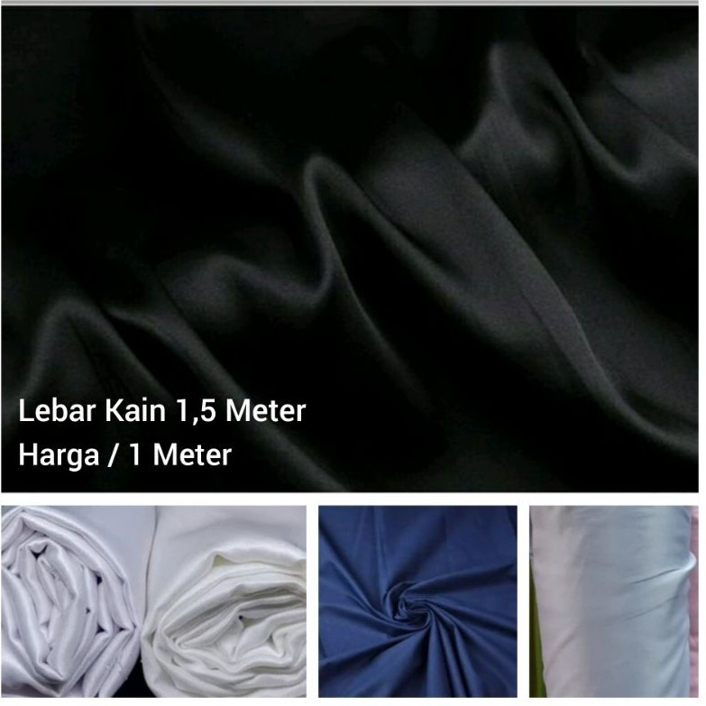 Kain Hitam / Kain Hitam Polos / Kain Satin Background /Kain Background / Kain Backdrop