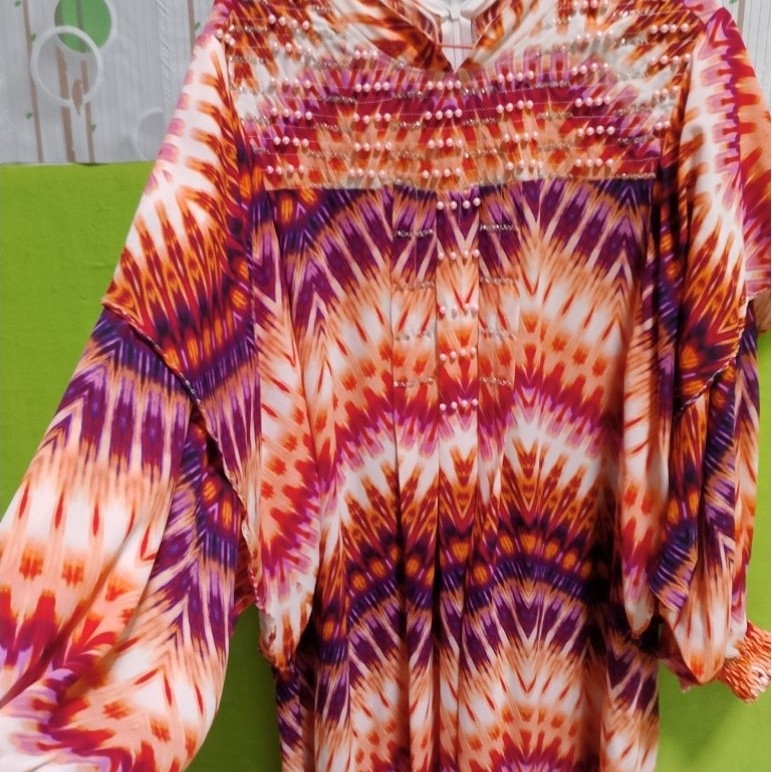 pl gamis kaftan (preloved gamis murah)