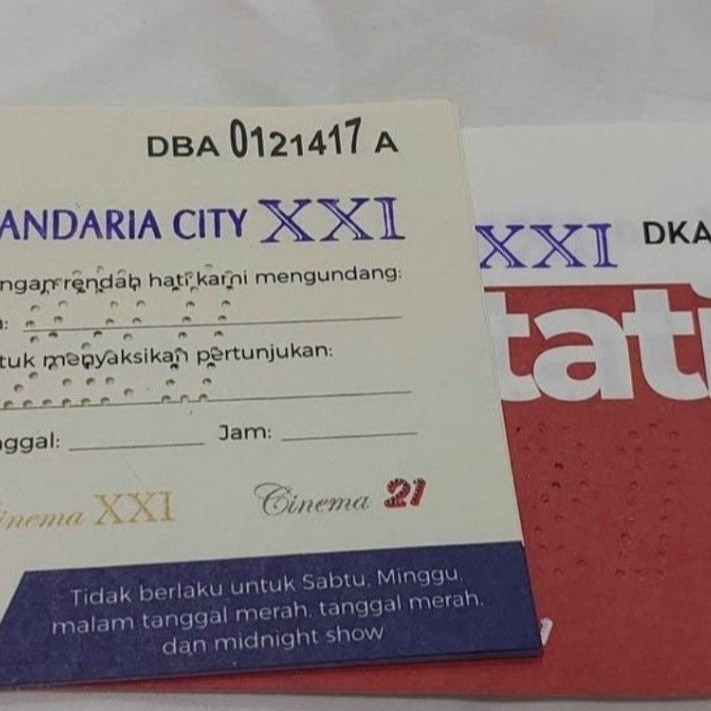 Tiket XXI Gandaria City