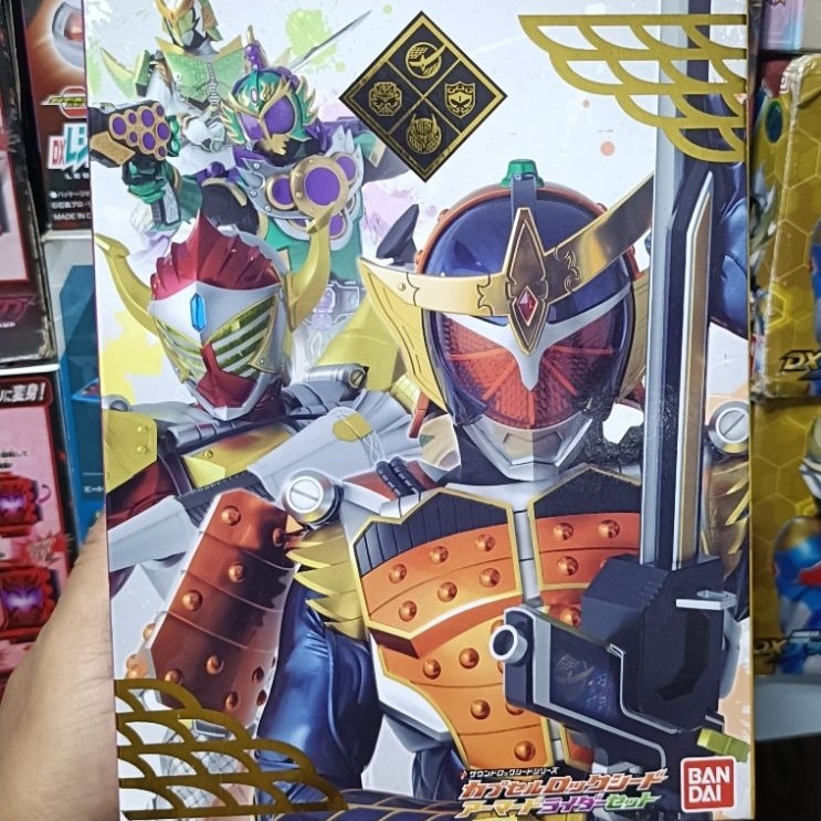 DX PREMIUM BANDAI KAMEN RIDER GAIM CAPSULE LOCKSEED DRIVER SET