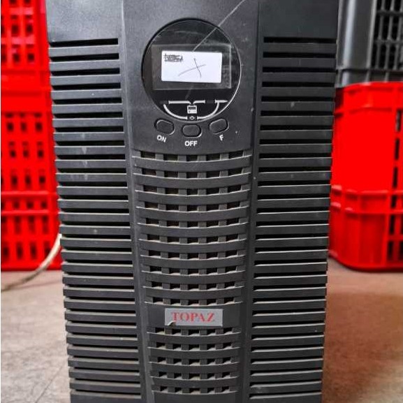 UPS Topaz ZP110 3KVA (3000VA/2400W) - Unit Only Tanpa Baterai Kondisi RUSAK