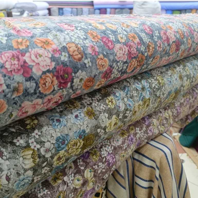 Kain Katun Rayon Viscose Premium Import