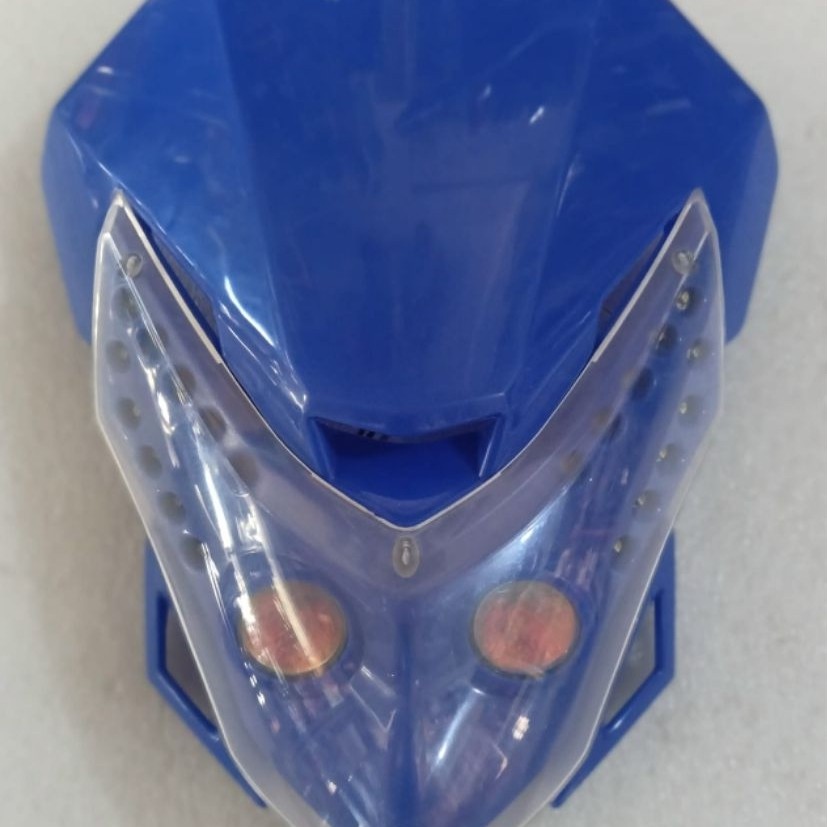 Lampu depan Acerbis Biru.