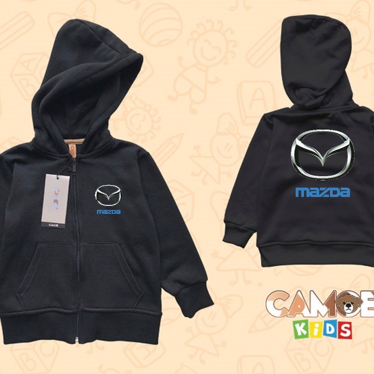 Jaket Hoodie Anak KIDS Mazda 2 logo