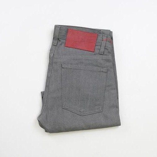 Naked & Famous weird guy grey selvage