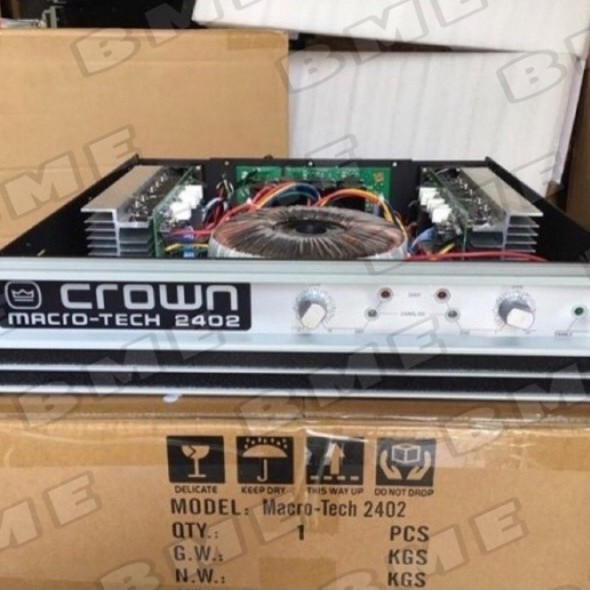 POWER AMPLIFIER CROWN MACRO TECH 2402 / MACROTECH 2402