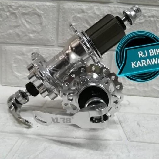 Hub XLR8 32H Cnc Silver 32 HOLE DISC BRAKE