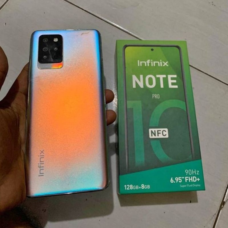 Infinix note 10 pro NFC fullset
