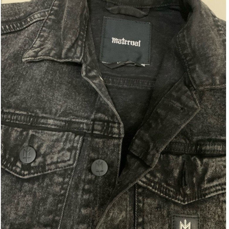 Jacket trucker denim jeans maternal disaster second