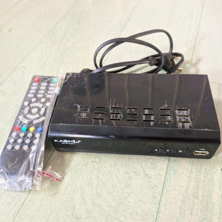 set top box tv digital dvb t2 kaonsat 899. hd second