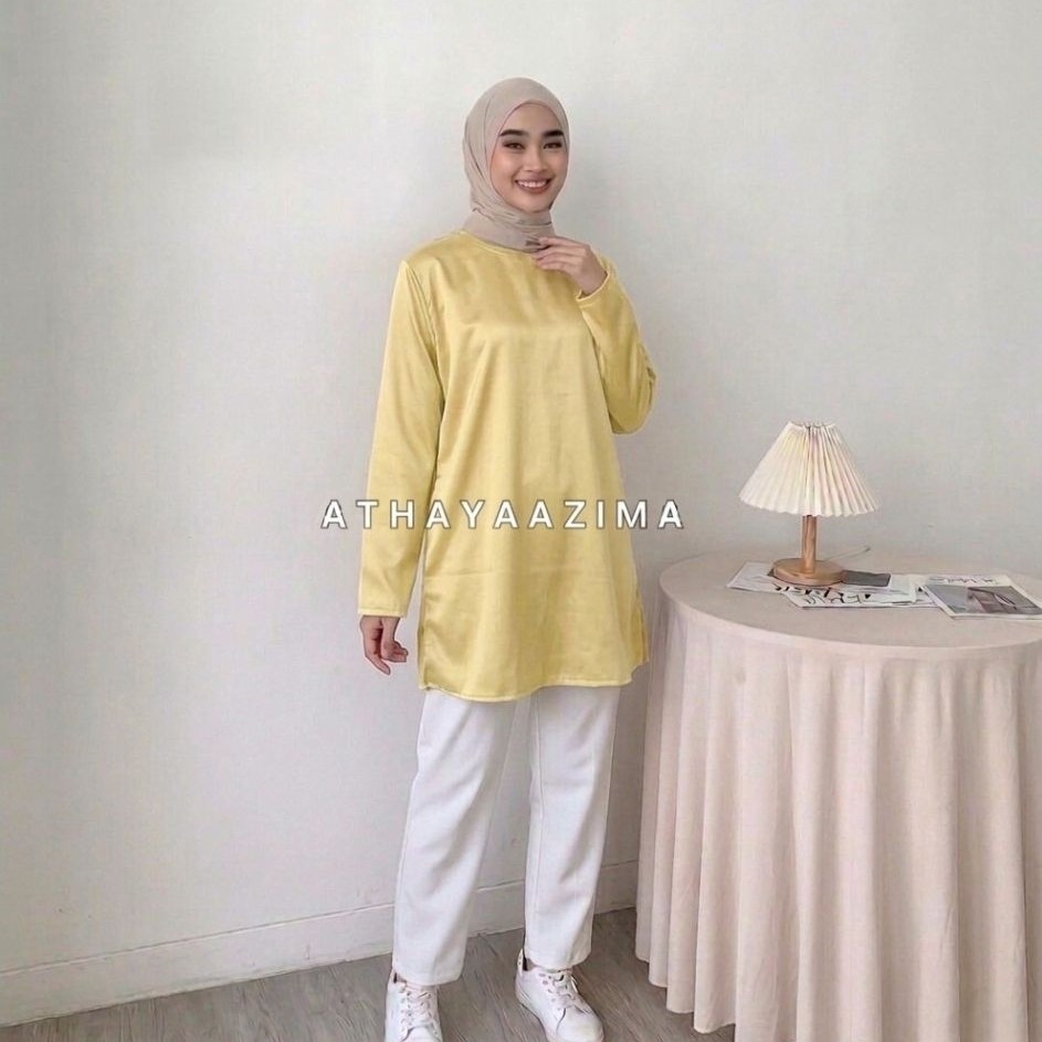 Inner Tunik Satin/Dalaman Tunik Satin