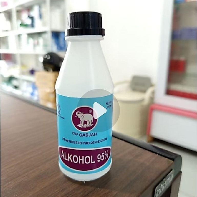 Alkohol 95% cap gajah 1 botol