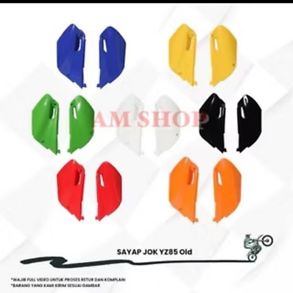 SAYAP JOK YZ85 OLD COVER BODY YZ 85 OLD SAYAP SAMPING YZ85 OLD COVER BODI YZ 85 OLD TRAIL SUPERMOTO