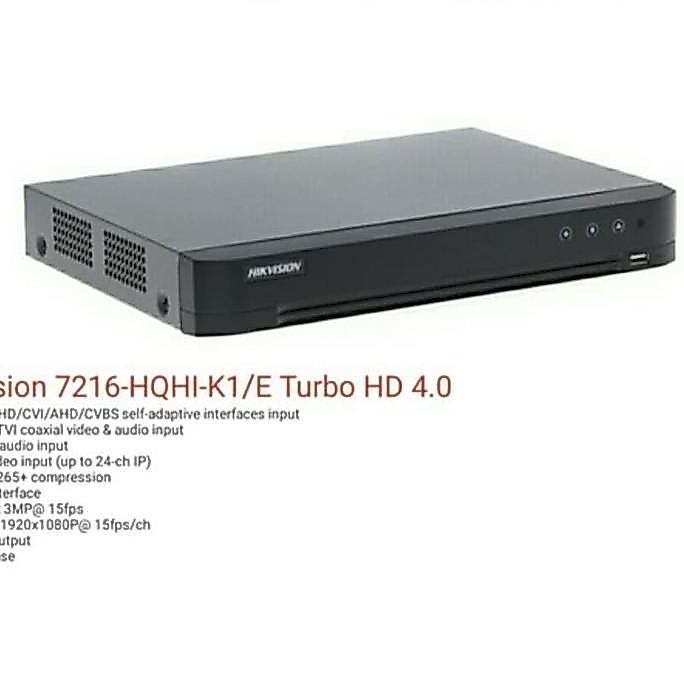 DVR 16 CHANNEL HIKVISION 7216 HQHI M1/E DVR HIKVISION 5MP 7216HQHI M1