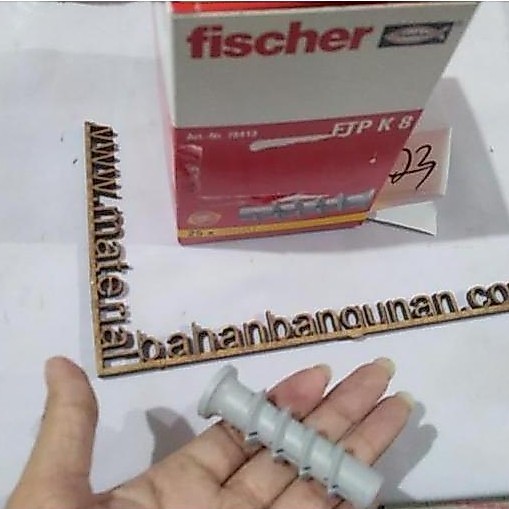FISHER M8 HEBEL PVC VISER FISER BAUT KUAT BAGUS JERMAN K8 1 KOTAK BMP27