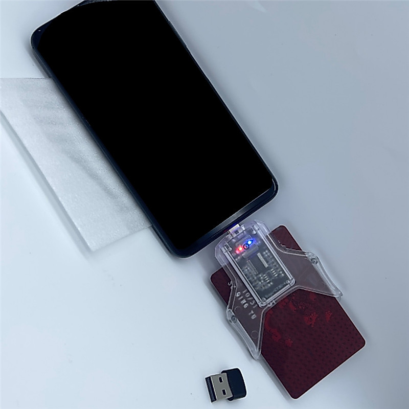 PHILE-USB-C Smart Card Reader Type-C Smart Card Reader Contact Type Intelligent Card Reader USB