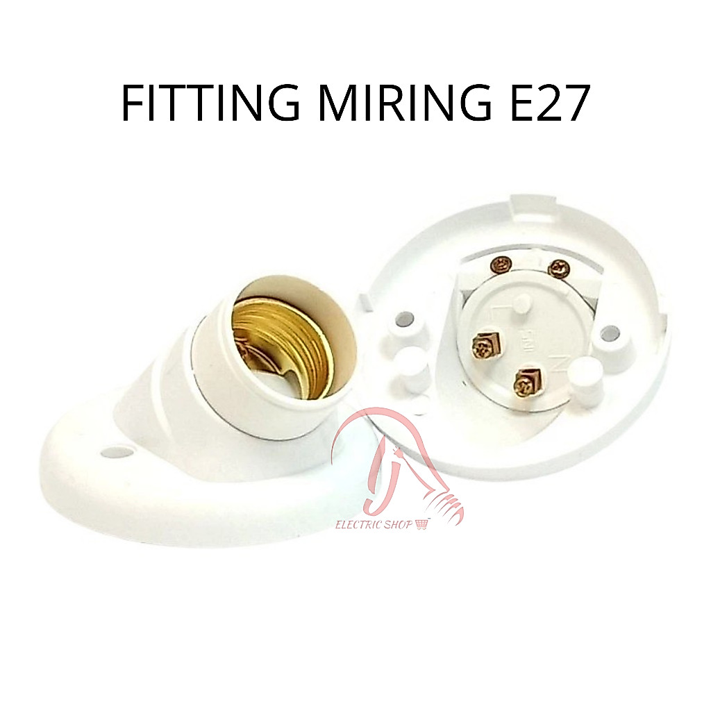 FITTING FITING FITENG PLAFON MIRING FITTING LAMPU MIRING VISALUX FITING LAMPU MIRING