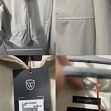 jaket pria krem wood