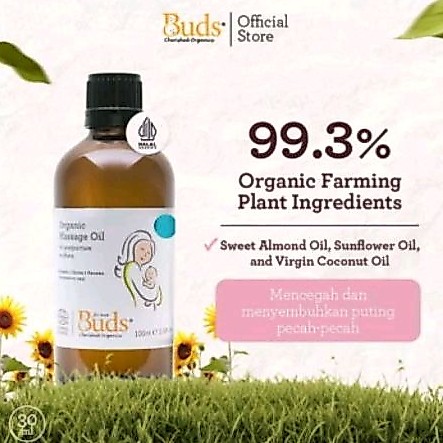 Buds Organic Massage Oil