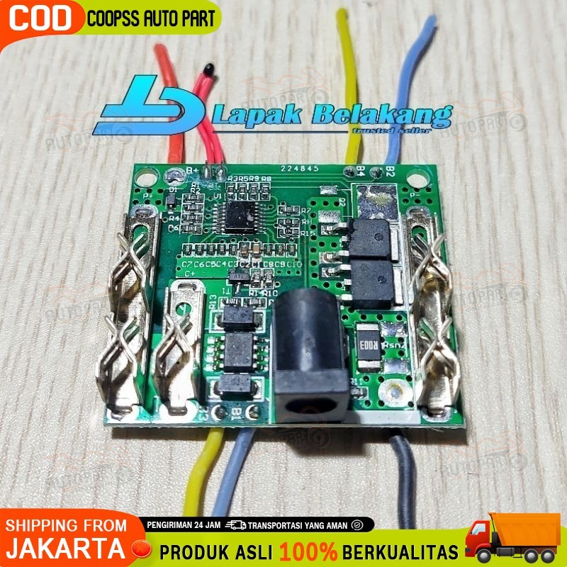 Coopssautopart MODUL BMS 5S LXT UNIVESAL BISA UNTUK BATERAI 20V 21V 24V 36V 48V 88V 99V DLL BMS PENG