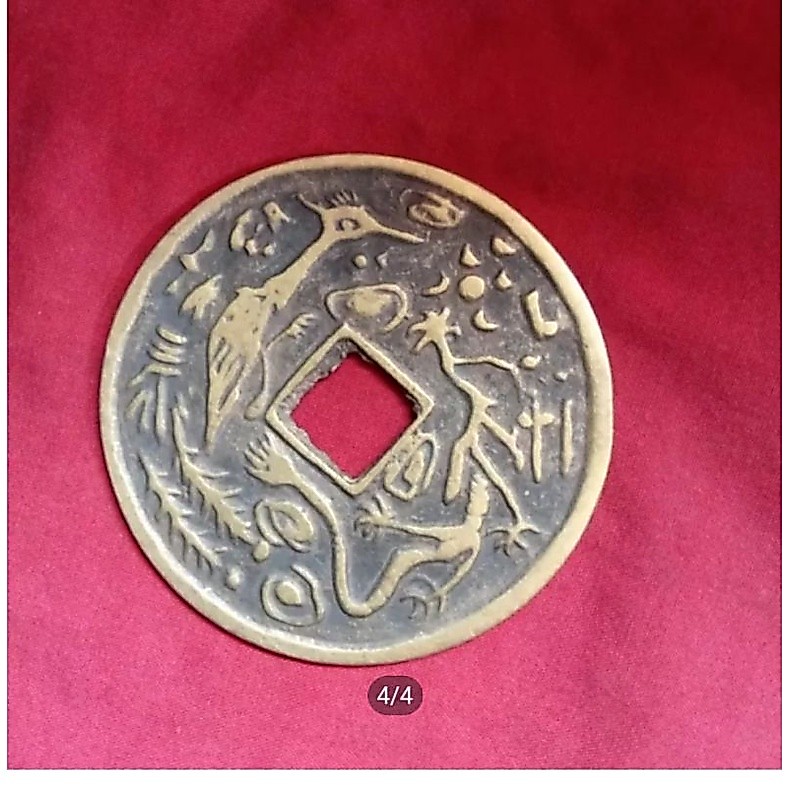 koin kuno cina jumbo 6CM uang kuno