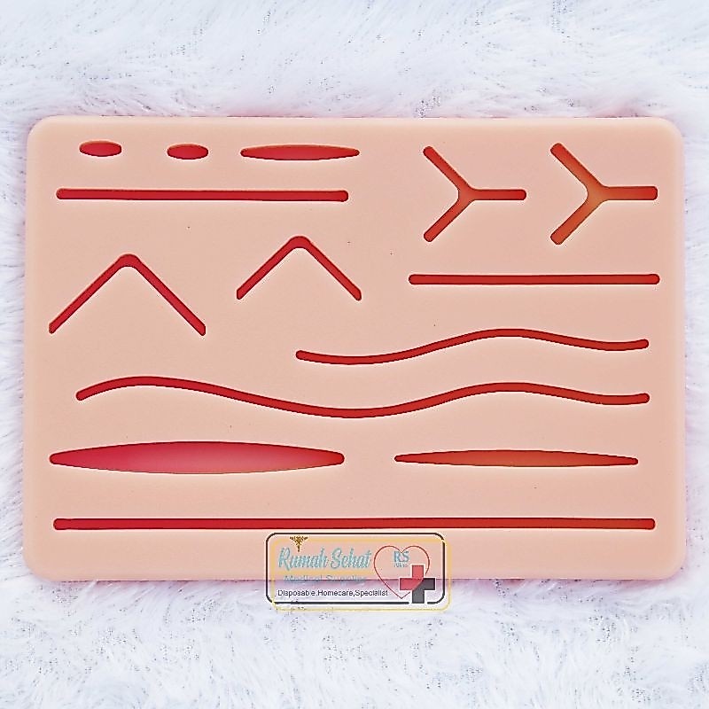 Hecting Pads Silicone Pad Suture Pad Hecting Pad Manekin Media Jahit Luka