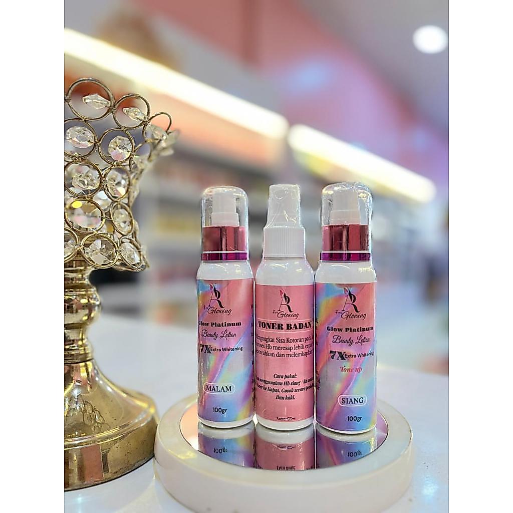 Ra Skin For Glowing Lotion Pemutih Hb Paket Body
