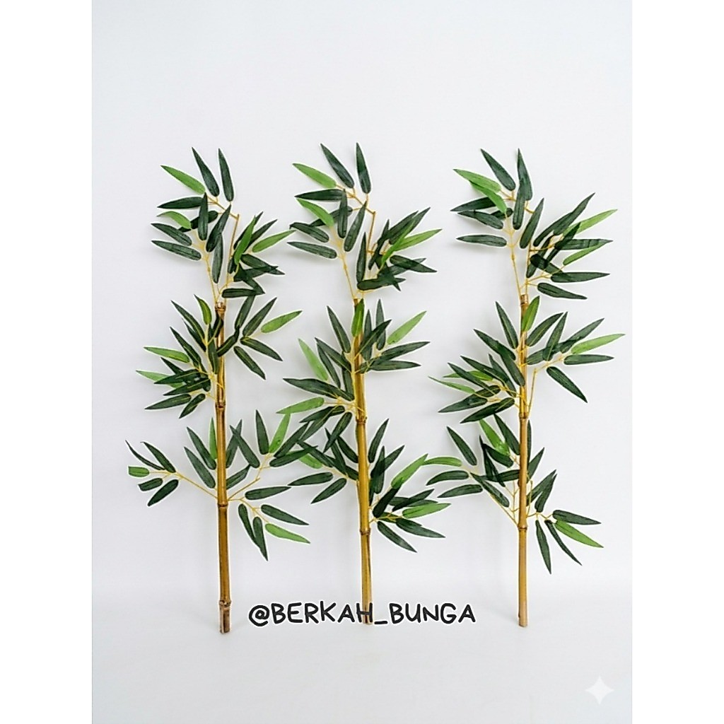Batang Bambu Artificial ~ tanaman hias dekorasi ~ hiasan rumah bambu partisi penyekat pembatas ruang