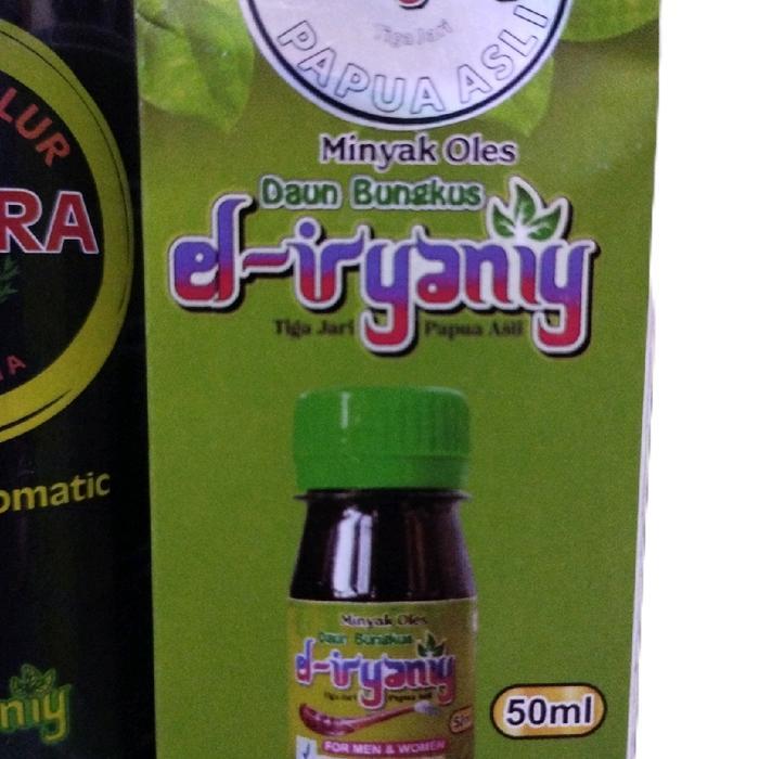 Minyak Daun Bungkus 3 (Tiga) Jari Formula Bang Ruhy El-Iryaniy