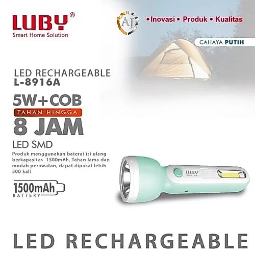 LUBY senter cas 8916A / senter tangan Luby