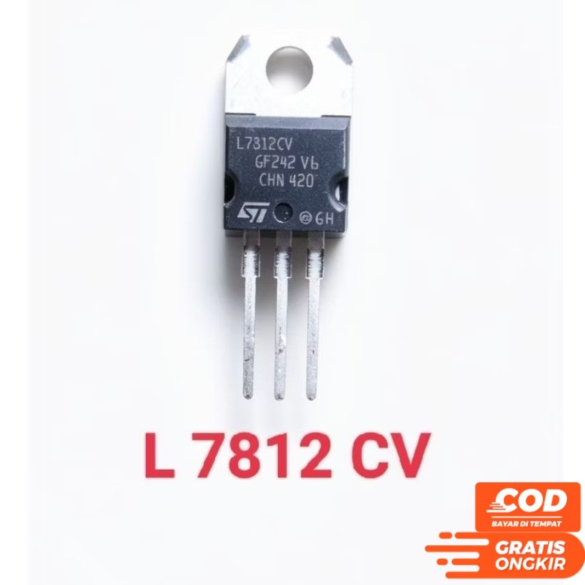 IC Regulator L7812CV L7812 CV 12V 1.5A TO-220 ST Original