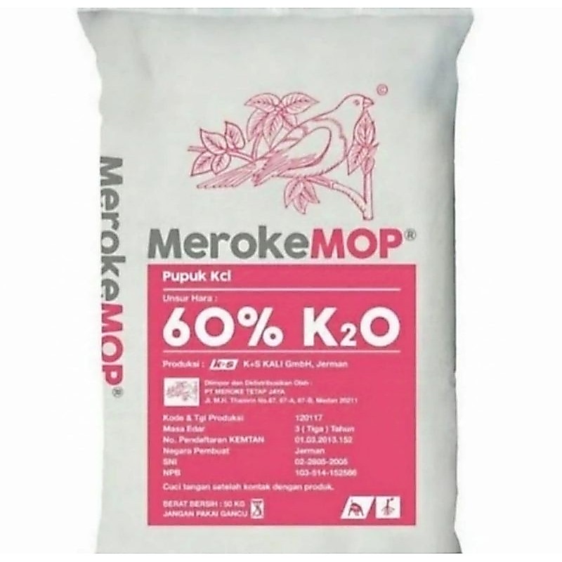 PUPUK KCL 50KG KEMASAN ORIGINAL PABRIK