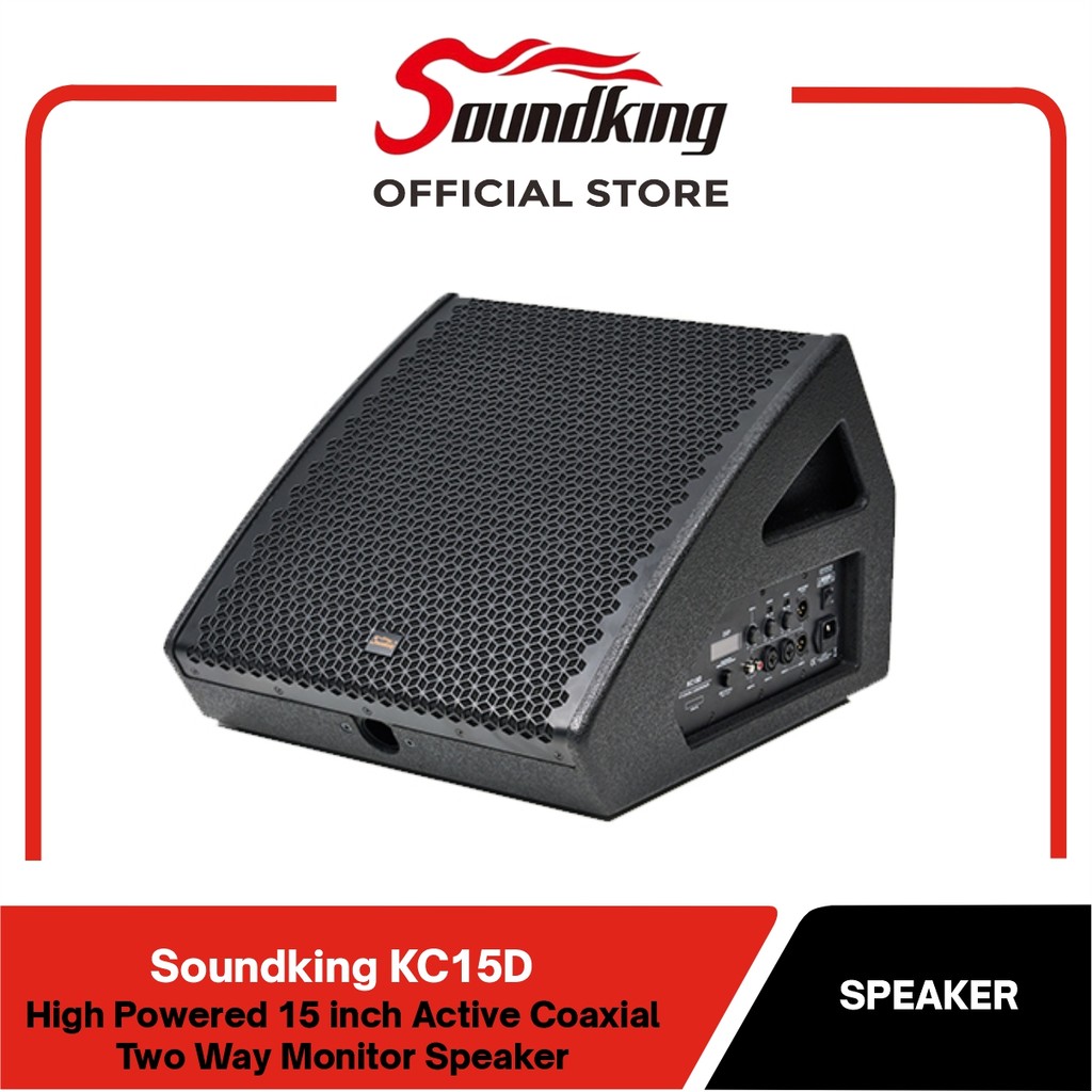 Soundking KC15D High Powered 15 inch Active Coaxial Two Way Monitor Speaker with Built in DSP | Spea