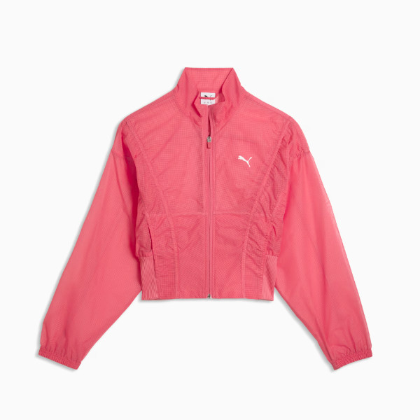 PUMA Jaket Casual / Kasual Wanita DARE TO Oversized Woven Jacket Wild Pink - 634597 25