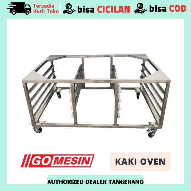 Meja Oven Deck Stainless Steel Kaki Meja Oven Deck Knockdown 130cm