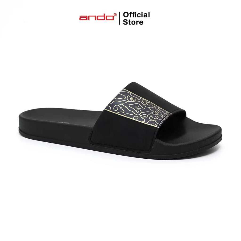 Sandal Slide Pria ANDO PANDU Sendal Slop Cowok Distro Laki