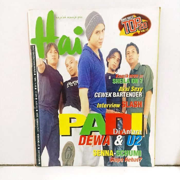 Majalah Hai Mingguan 27 Oktober - 2 November 2000 : padi di antara dewa & U2
