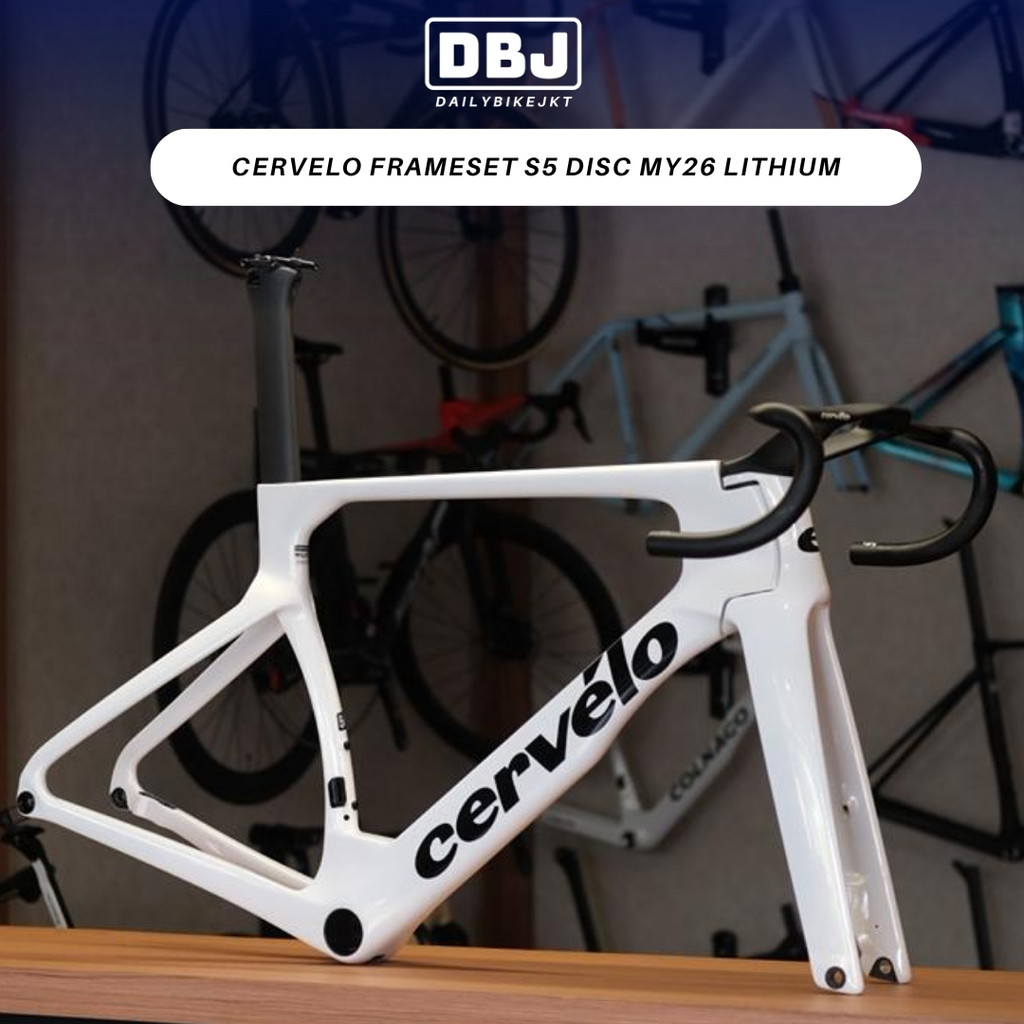 Cervelo S5 Disc MY26 Lithium Size 54 Frameset Carbon Roadbike