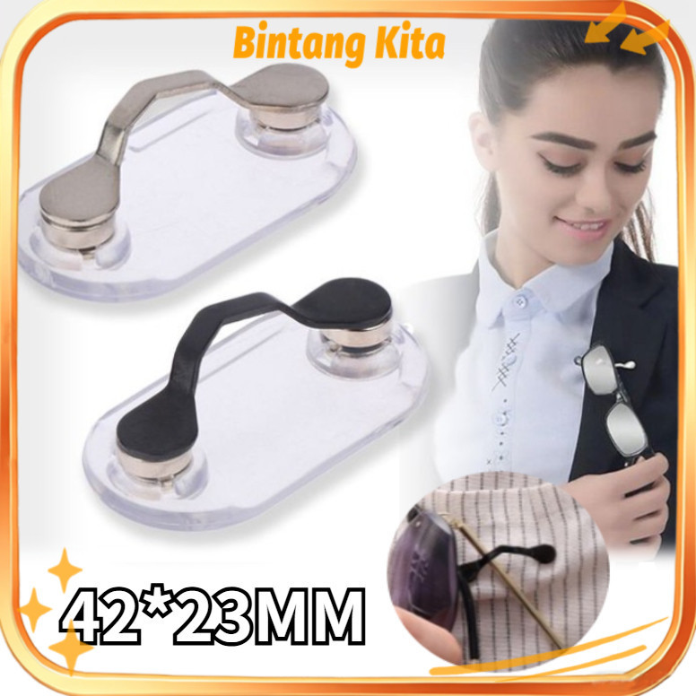 Magnet Sunglasses Eyeglasses Glasses Holder Gantungan Magnet Kacamata